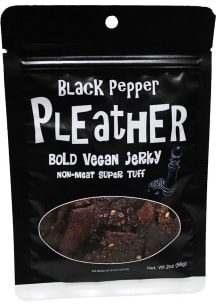 Ohio Pleather Vegan Black Pepper Jerky 2oz Snack