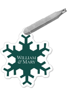 William & Mary Tribe Snowflake Ornament - Green