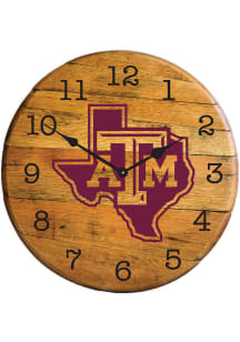 Texas A&M Aggies State Logo Wall Clock