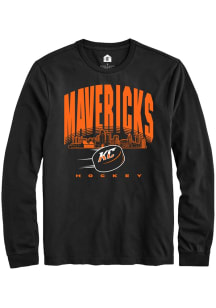 Rally Kansas City Mavericks Black Vent Long Sleeve Fashion T Shirt