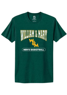 Summit Sportswear William & Mary Tribe Green Mens Basketball Short Sleeve T Shirt