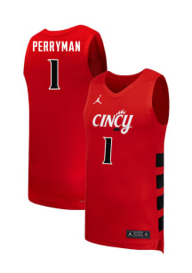 Elijah Perryman  Nike Cincinnati Bearcats Red NIL Name And Number Jersey