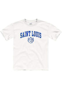 Saint Louis Billikens Youth White Midsize Short Sleeve T-Shirt