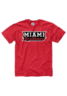Miami RedHawks Red Rally Loud Short Sleeve T Shirt