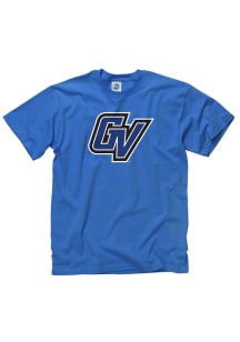 Grand Valley State Lakers Blue Big Logo Short Sleeve T Shirt