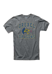 Drexel Dragons Grey No1 Design Short Sleeve T Shirt