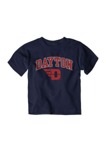 Dayton Flyers Toddler Navy Blue Arch Mascot Short Sleeve T-Shirt