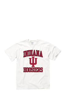 Indiana Hoosiers White Number One Short Sleeve T Shirt