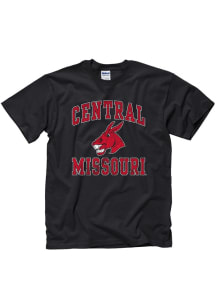 Central Missouri Mules Black No1 Design Short Sleeve T Shirt