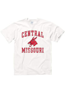 Central Missouri Mules White No1 Design Short Sleeve T Shirt