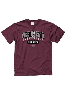 Missouri State Bears Maroon Grandpa Short Sleeve T Shirt