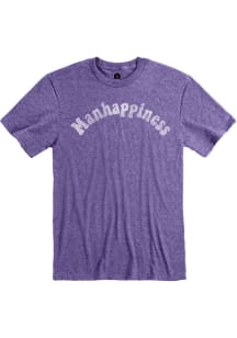 Rally Manhattan Purple Manhappiness Short Sleeve Fashion T Shirt