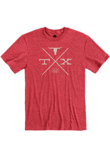 Rally Texas Red BBQ Crossing Short Sleeve Fashion T Shirt