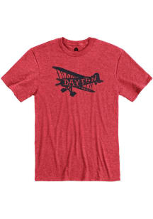 Rally Dayton Red Dayton Plane Short Sleeve Fashion T Shirt