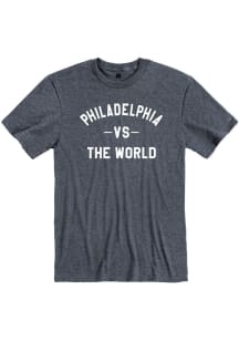 Philadelphia Navy Blue Philadelphia VS The World Short Sleeve Fashion T Shirt
