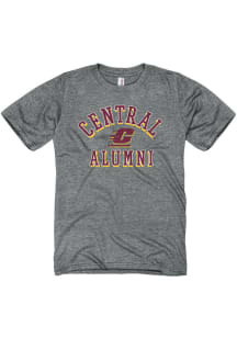 Central Michigan Chippewas Grey Heathered Alumni Short Sleeve T Shirt