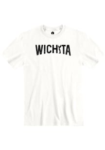 Rally Wichita White Wordmark Short Sleeve T Shirt