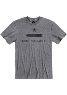 Rally Texas Grey Come and Take It Short Sleeve Fashion T Shirt