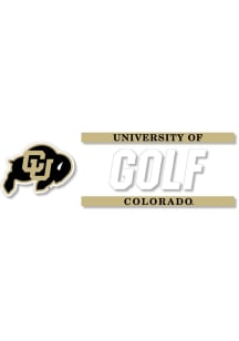 Colorado Buffaloes 6x2 Golf Auto Decal - Black