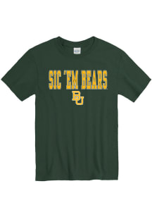 Baylor Bears Green Sic Em Arch Mascot Short Sleeve T Shirt