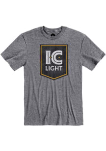 Rally Pittsburgh Brewing Graphite IC Light Short Sleeve Fashion T Shirt
