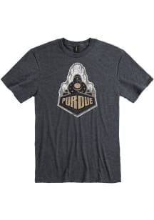 Purdue Boilermakers Black Big Logo Short Sleeve T Shirt