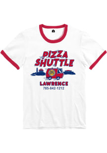 Rally Pizza Shuttle White Delivery Van Short Sleeve T Shirt