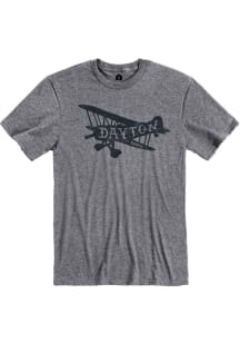 Rally Dayton Graphite Plane Short Sleeve Fashion T Shirt