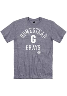Rally Homestead Grays Blue Arch Graphic Short Sleeve Fashion T Shirt