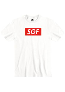 Rally Springfield White Boxy Short Sleeve T Shirt