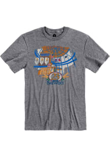Rally 23rd Street Brewery Graphite Atrium Building Short Sleeve Fashion T Shirt