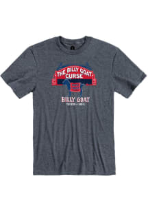 Rally Billy Goat Navy Blue Billy Goat Curse Short Sleeve Fashion T Shirt