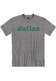 Dallas Ft Worth Grey Retro Short Sleeve Fashion T Shirt