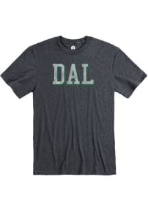 Rally Dallas Ft Worth Grey Block Short Sleeve Fashion T Shirt