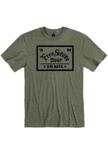 Rally Free State Brewing Olive Logo and Quote Short Sleeve Fashion T Shirt