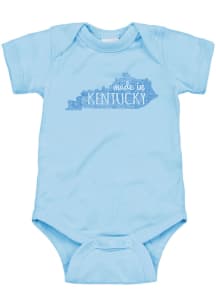 Kentucky Baby Light Blue Made In Short Sleeve One Piece