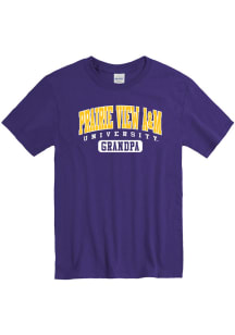 Prairie View A&M Panthers Purple Grandpa Short Sleeve T Shirt