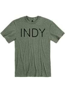 Indianapolis Olive Disconnected Short Sleeve Fashion T Shirt