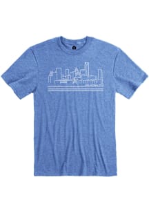 Oklahoma City Blue Skyline Short Sleeve Fashion T Shirt