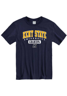 Kent State Golden Flashes Navy Blue Grandpa Pill Short Sleeve T Shirt