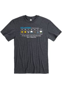 Oklahoma Grey Forecast Short Sleeve Fashion T Shirt