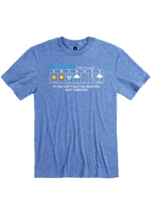 Oklahoma Blue Forecast Short Sleeve Fashion T Shirt