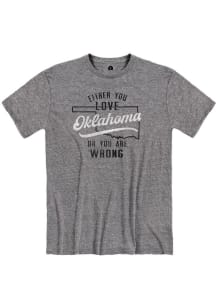 Oklahoma Graphite Either You Love Short Sleeve Fashion T Shirt