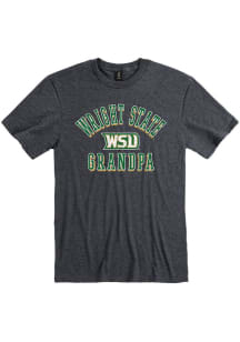 Wright State Raiders Grey Grandpa Number One Short Sleeve T Shirt