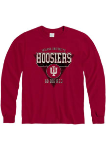 Indiana Hoosiers Crimson Upscale Long Sleeve T Shirt