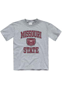 Missouri State Bears Youth Grey No 1 Short Sleeve T-Shirt