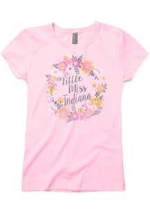 Indiana Girls Pink Little Miss Short Sleeve Tee