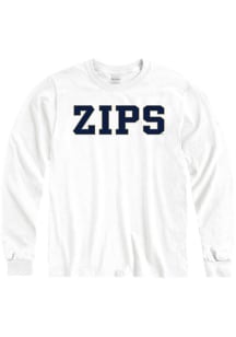 Akron Zips White Rally Loud Long Sleeve T Shirt