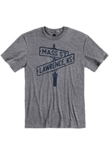 Rally Lawrence Graphite Mass St Design Short Sleeve Fashion T Shirt