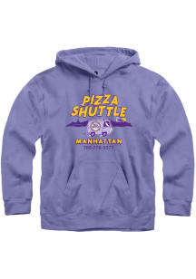 Rally Pizza Shuttle Mens Purple Pizza Shuttle Van Long Sleeve Hoodie